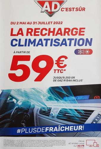RECHARGE CLIMATISATION